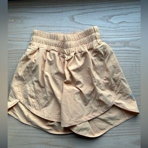 LuluLemon Track That High Rise Lined Short